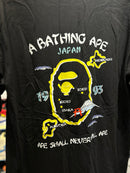 Camiseta BAPE Abathing APE Japan Map Preto - Pronta Entrega