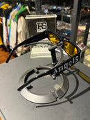 Óculos Palm Angels Preto Lente Transparente Amarelo - Pronta Entrega