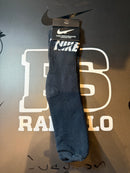 Meia Nike Sport Logo 2 Cano Alto Preto - Pronta Entrega