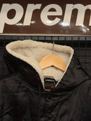 Jaqueta Supreme x Mitchell & Ness Lined Hooded Satin Varsity Jacket - Pronta Entrega