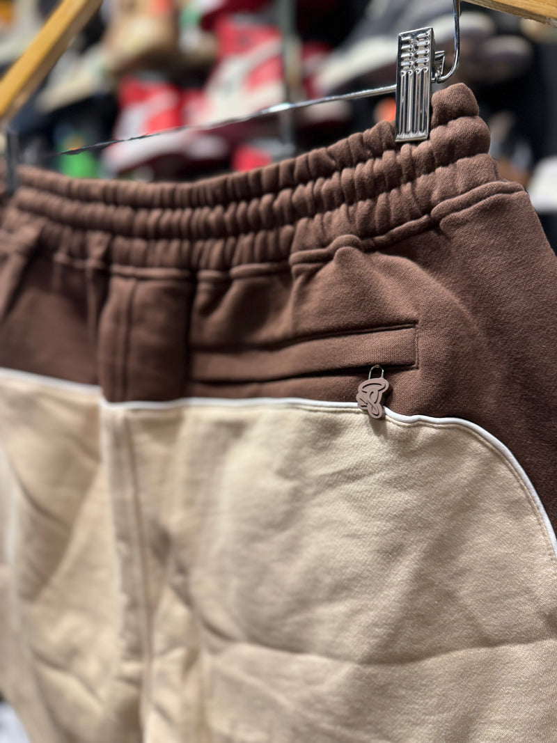 Conjunto Synaworld Pipe Hoodie & Shorts Bege - Pronta Entrega