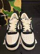 Tênis BAPE STA Low White/Black - Pronta Entrega