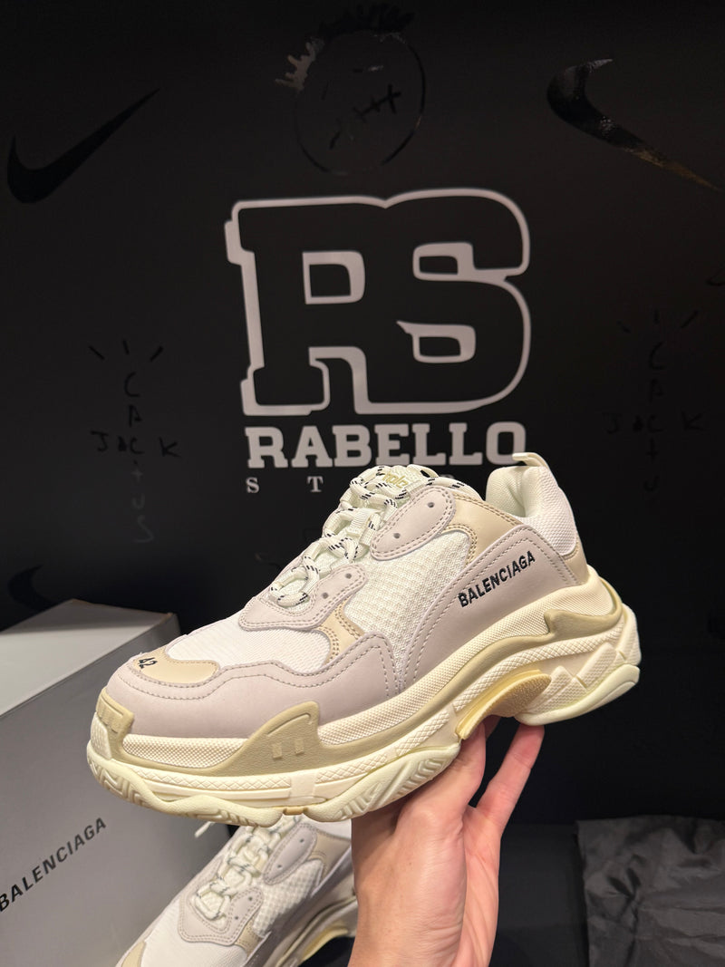 Tênis Balenciaga Triple S Beige White - Pronta Entrega