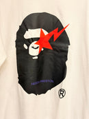 Camiseta BAPE x Heron Preston White - Pronta Entrega