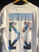 Camiseta OFF-WHITE Classic ‘Dock Paint’ 2019 Branco - Pronta Entrega