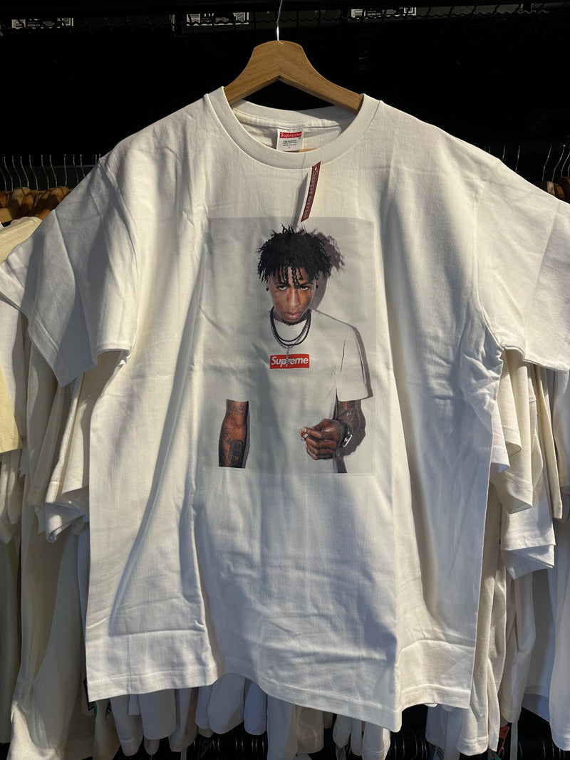 Camiseta Supreme YoungBoy Branco - Pronta Entrega
