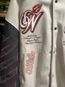 Jaqueta Varsity Off-White X A.C Milan - Pronta Entrega