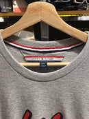 Camisa Tommy Hilfiger Jeans Gray/Red- Pronta Entrega