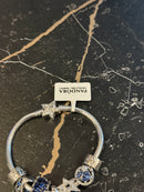 Pulseira Pandora Prata Com Berloques - Pronta Entrega