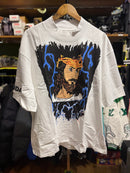 Camiseta Jesus is King ‘Sunday Service’ Oversized Branca - Pronta Entrega