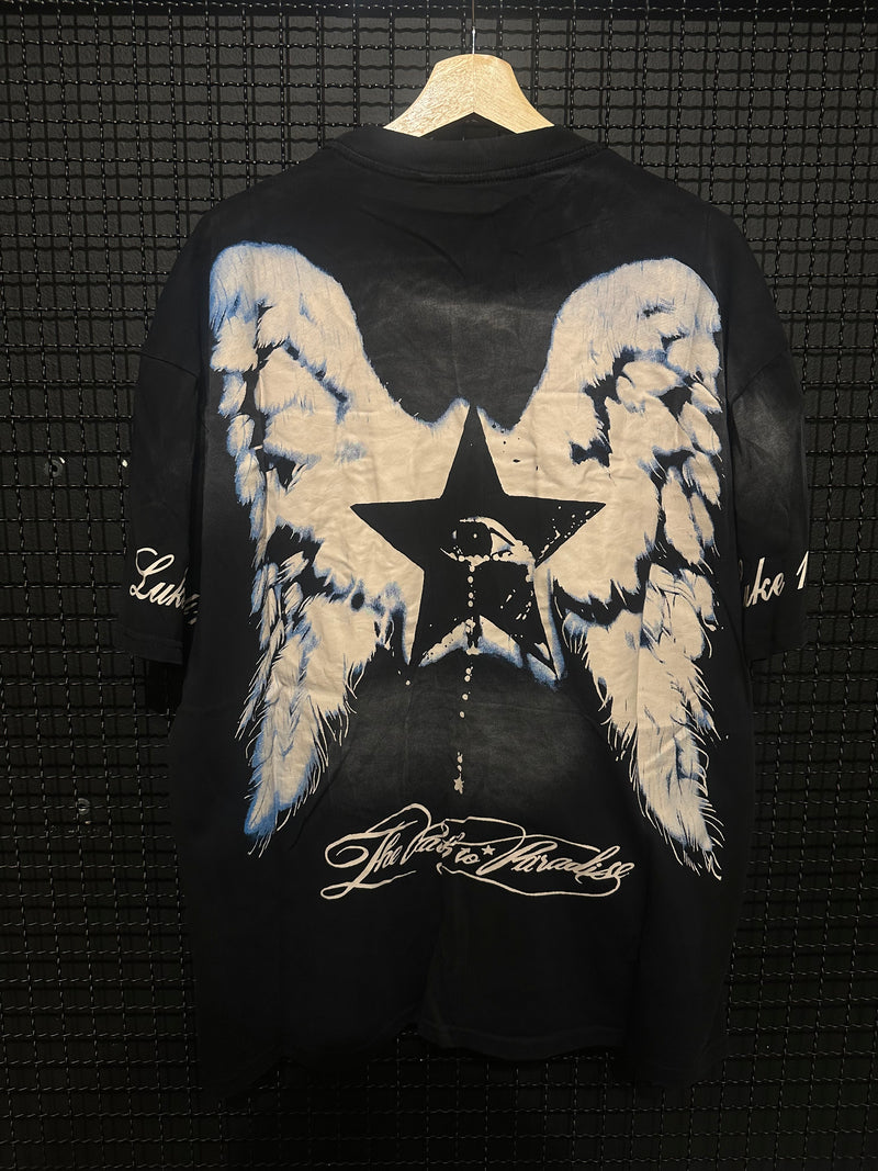 Camiseta Hellstar Jesus Cried Black - Pronta Entrega