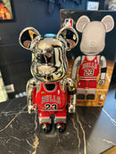 Bearbrick Michael Jordan 1998 Last Shot 400% Medicom Toy Be@Rbrick 2023 Limited Boneco Colecionável 28cm - Pronta Entrega