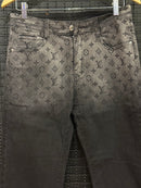 Calça Jeans Louis Vuitton Monogram Denim Degradê - Pronta Entrega