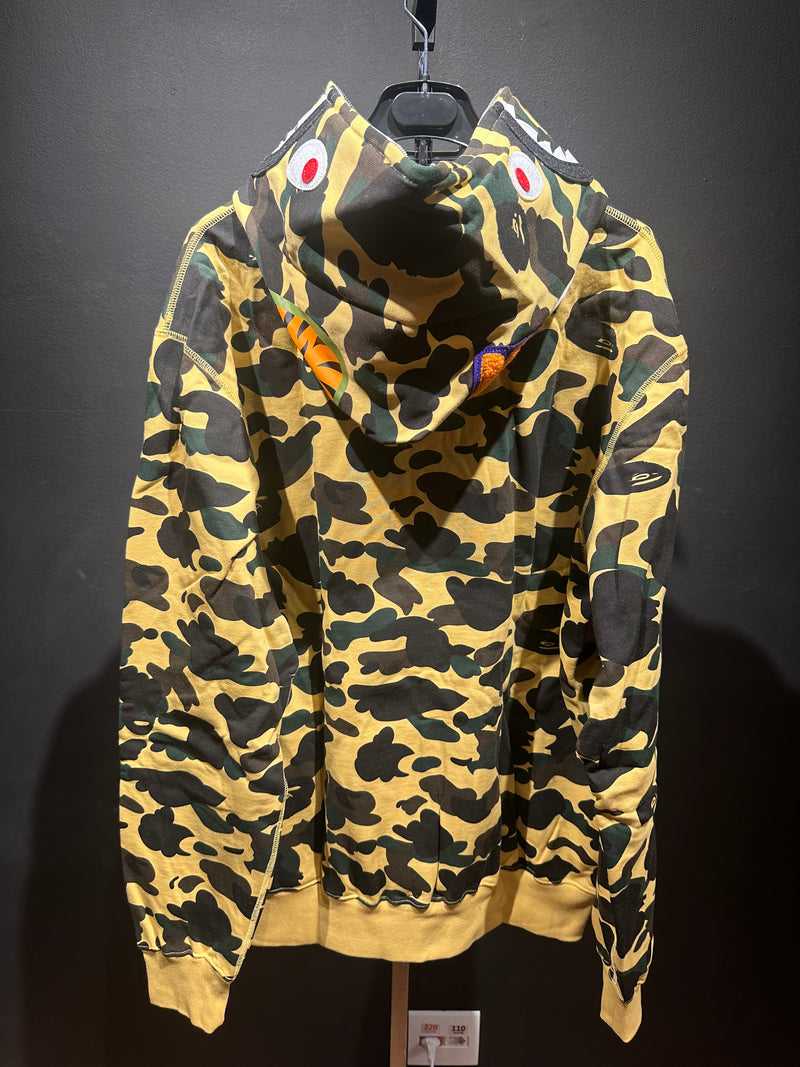 Jaqueta Bape Shark Camo Full Zip - Pronta Entrega
