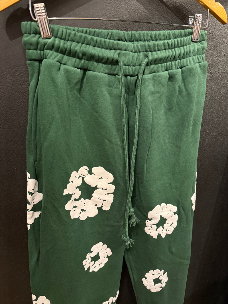 Conjunto Moletom Denim Tears The Cotton Wreath Green - Pronta Entrega