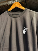 Camiseta Off-White Vanishing Preto - Pronta Entrega