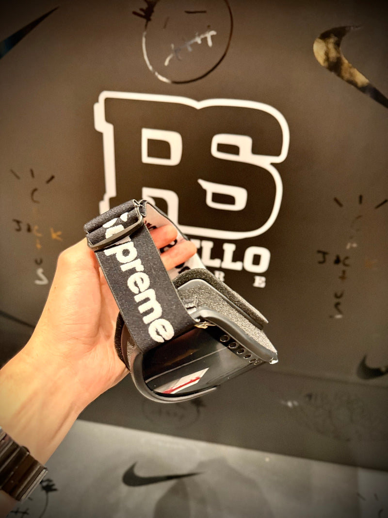 Óculos de Ski – Supreme x Smith Preto - Pronta Entrega
