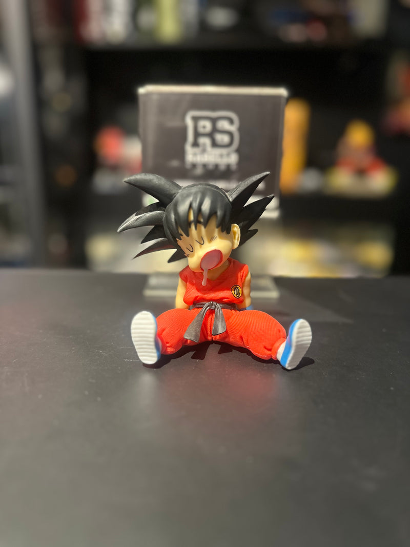 Boneco Dragon Ball Son Goku Criança Dormindo - Pronta Entrega