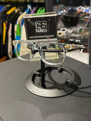 Óculos Chrome Hearts Armação Transparente Gold Lente Clear - Pronta Entrega