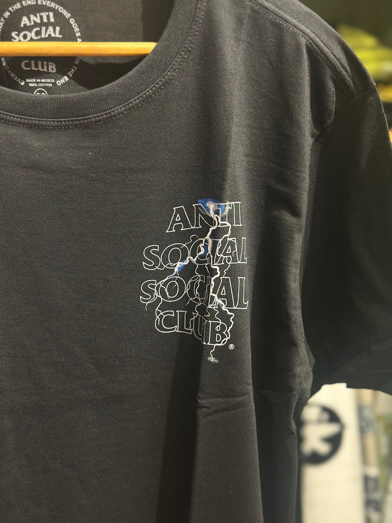 Camisa Anti Social Social Club Preta Lightining - Pronta Entrega