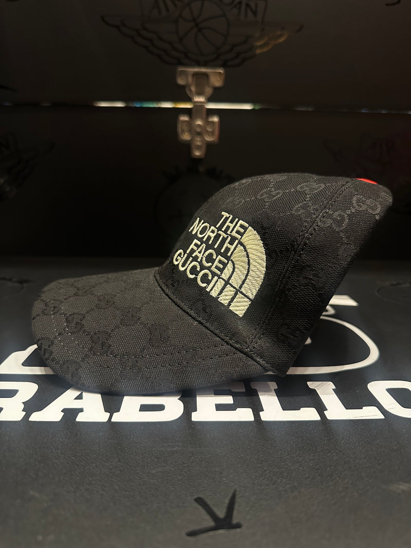 Boné Aba Curva Gucci X North Face Black - Pronta Entrega