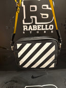 Bolsa Bag Off-White Cross Body Listas Industrial Blinder Preto - Pronta Entrega