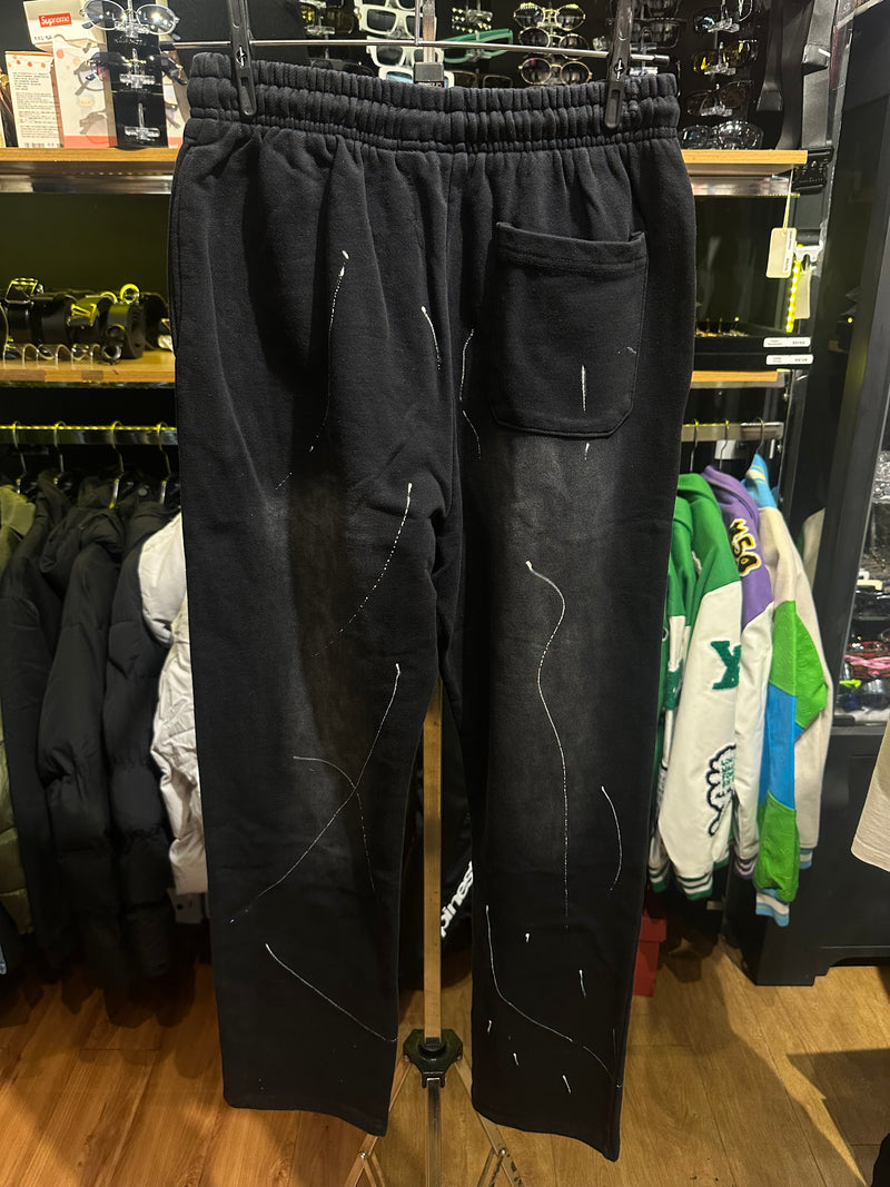 Calça Hellstar Moletom Destonado Preto - Pronta Entrega