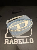 Bolsa Diesel Feminina 1DR Crossbody Jeans Marinho - Pronta Entrega