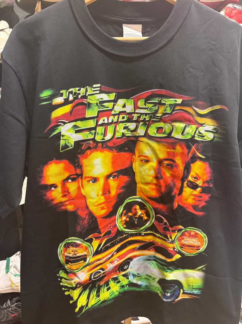 Camiseta Vintage Velozes e Furiosos Preta - Pronta Entrega