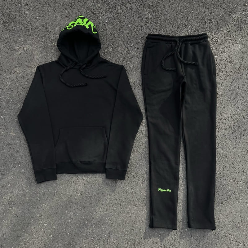 Conjunto Synaworld Logo Black Green - Encomenda