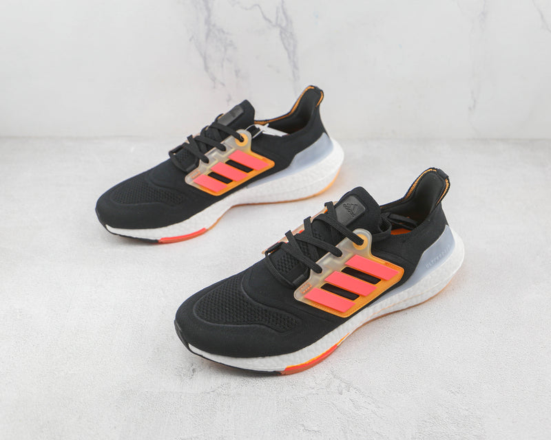Adidas Ultraboost 22 Black Turbo Flash Orange - Encomenda