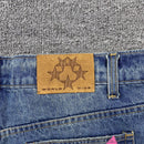Calça Jeans Sp5der Pink Stars - Encomenda
