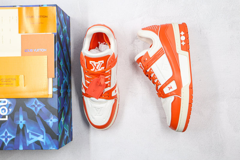 Louis Vuitton Trainer Monogram Denim Orange - Encomenda