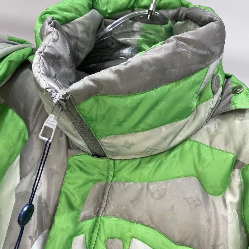Jaqueta Louis Vuitton Patchworked Portrait Puffer - Encomenda