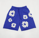 Shorts Denim Tears The Cotton Wreath Blue - Encomenda