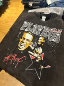 Camiseta Vintage PLAYBOI CARTI ‘Whole Lotta Red’ destonado Preta - Pronta Entrega
