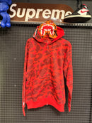 Jaqueta Bape Shark Camo Red Duo Hoodie - Pronta Entrega