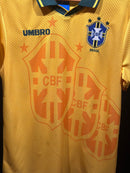 Camiseta Umbro Retrô Seleção Brasileira 1994 Ronaldo Fenômeno
