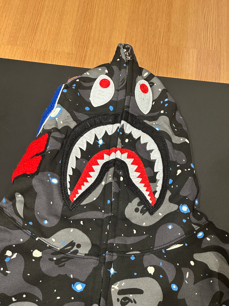 Jaqueta Bape Camo Shark Star Full Zip - Pronta Entrega