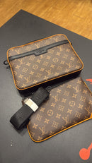 Bolsa Louis Vuitton Bag Trio Messenger Cobalt Marrom - Pronta Entrega