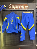 Conjunto Tracksuit Jordan Brasil Azul Amarelo 2026/27 - Pronta Entrega