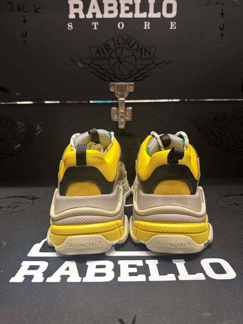 Tênis Balenciaga Triple S Beige Green Yellow - Pronta Entrega