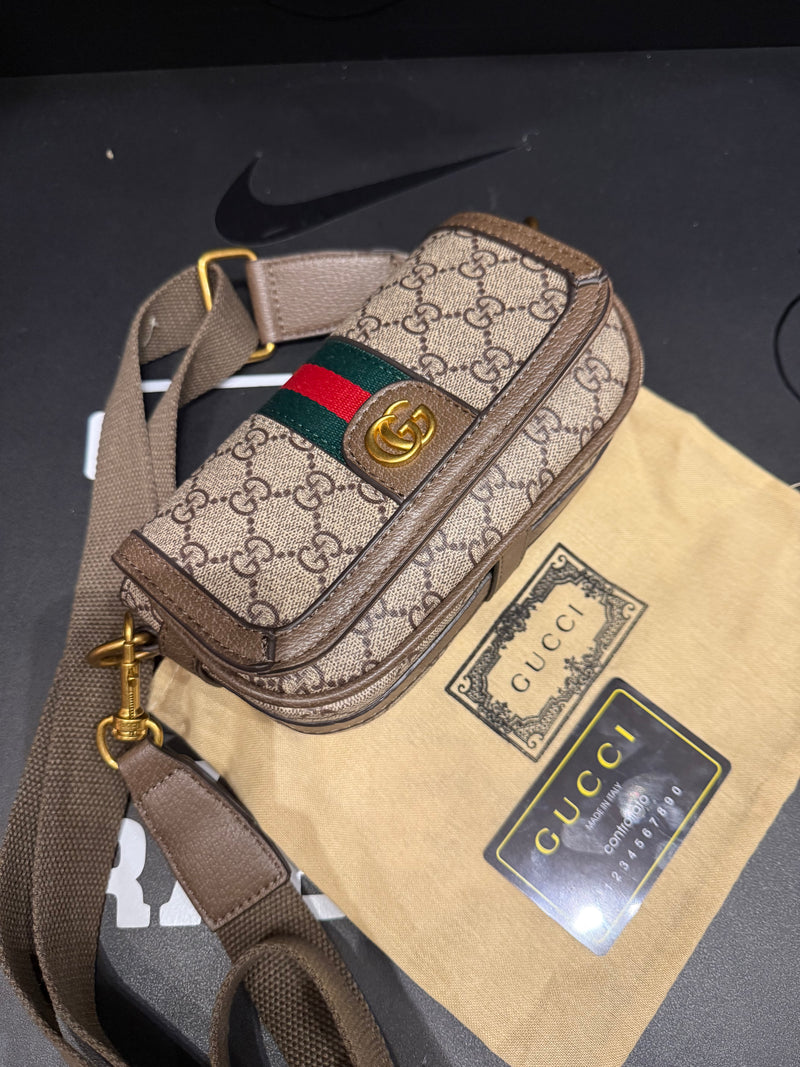 Bolsa Gucci Feminina Slim Couro Crossbody - Pronta Entrega