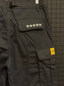 Calça Corteiz Guerillaz Cargo Black/White - Pronta Entrega