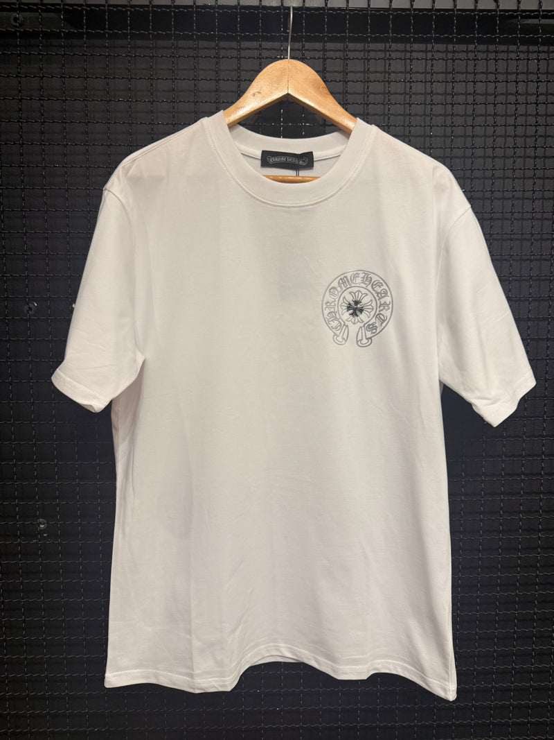 Camiseta Chrome Hearts Brilliant Back White - Pronta Entrega