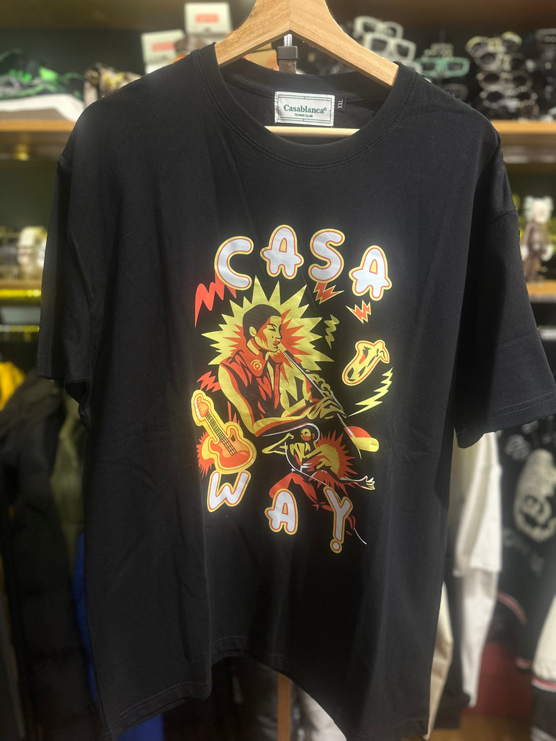 Camiseta Casablanca CasaWay Preta - Pronta Entrega