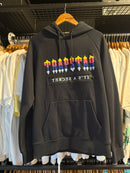 Conjunto TRAPSTAR Moletom Logo Colors Preto - Pronta Entrega