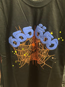 Camiseta Sp5der Preta/Azul/Vermelha - Pronta Entregaa