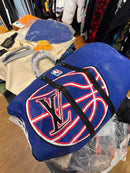 Louis Vuitton Keepall Bandouliere 55 NBA LV Blue Basketball Weekend Travel Bag - Encomenda