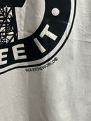 Camiseta Corteiz “U See It” Branca - Pronta Entrega